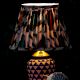 Multicolour Batik Pleated Empire Lampshade Large